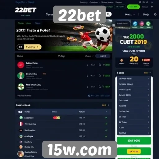 Funcionalidades inovadoras do site 22bet